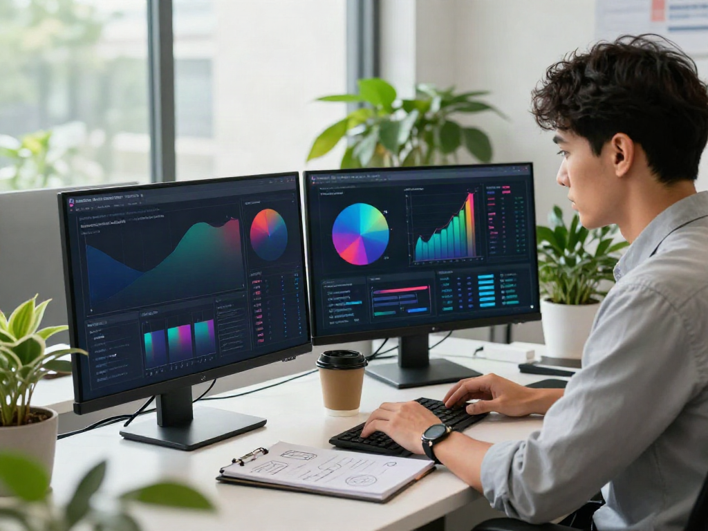 Click to find out more metrics in a digital marketing workspace.