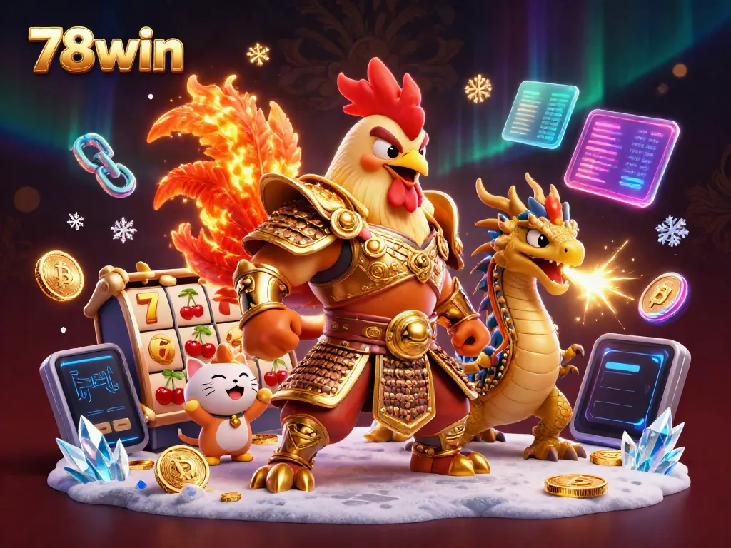 Engage in exciting games at 78win, featuring dynamic gaming elements and energetic characters.