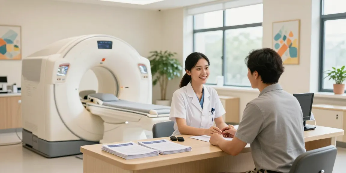 Wohlfühlatmosphäre im Diagnostikzentrum Wolfsburg mit Patienten und Fachpersonal.